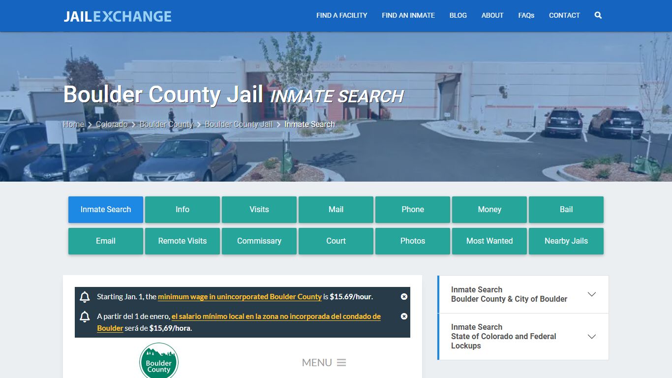 Inmate Search: Roster & Mugshots - Boulder County Jail, CO